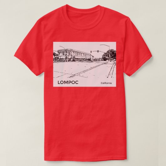 Lompoc California TShirt (Design vorne)