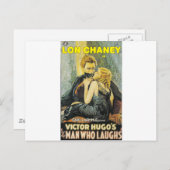 Lon Chaney ist der Mann, der lacht Postkarte (Vorne/Hinten)