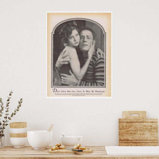 Lon Chaney Loretta Young 1928 Poster (Küche)