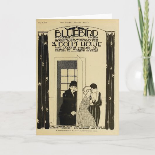 Lon Chaney stiller Film der Aussteller-Anzeige Karte (Vorderseite)