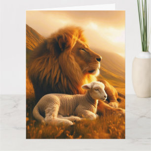 LON & LAMB Christliche Blankekarte Karte