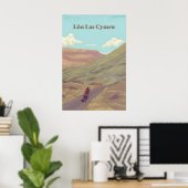 Lon Las Cymru Radreiseplakat Poster (Heimbüro)
