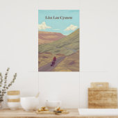 Lon Las Cymru Radreiseplakat Poster (Küche)