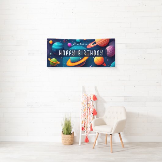 Lona cumpleaños personalizada banner (Insitu)