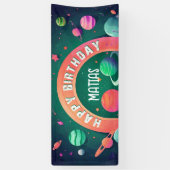 Lona cumpleaños personalizada banner (Vertikal)