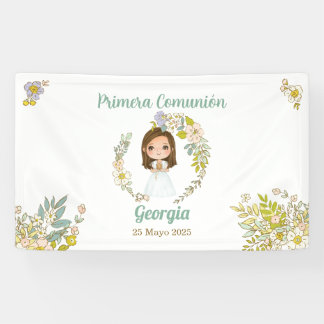 Lona GEORGIA Primera Comunión Banner