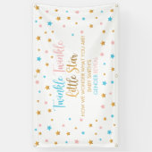 Lona Twinkle Twinkle Little Star Gender Reveal sig Banner (Vertikal)