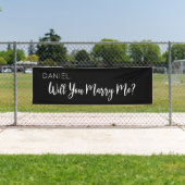 Lona Will you Marry Me Proposal Sign banner (Insitu)