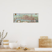 London1560 Karte Poster (Küche)