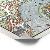 London1560 Karte Poster (Ecke)
