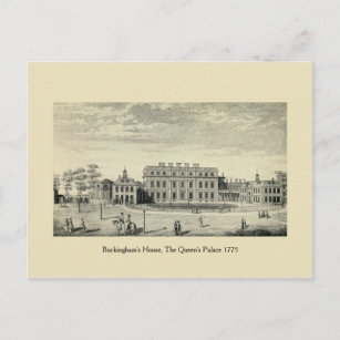 London 1775 Buckingham's House Postkarte