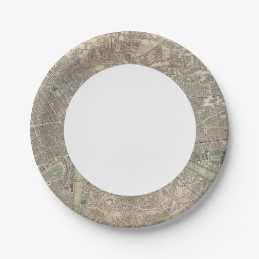 London 1843 pappteller (Vorderseite)