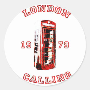 London 1979 runder aufkleber