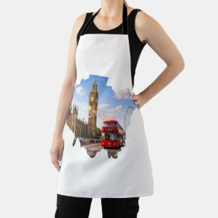London 26,2 Marathon Streckenkarte Apron Schürze