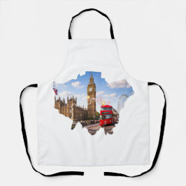 London 26,2 Marathon Streckenkarte Apron Schürze
