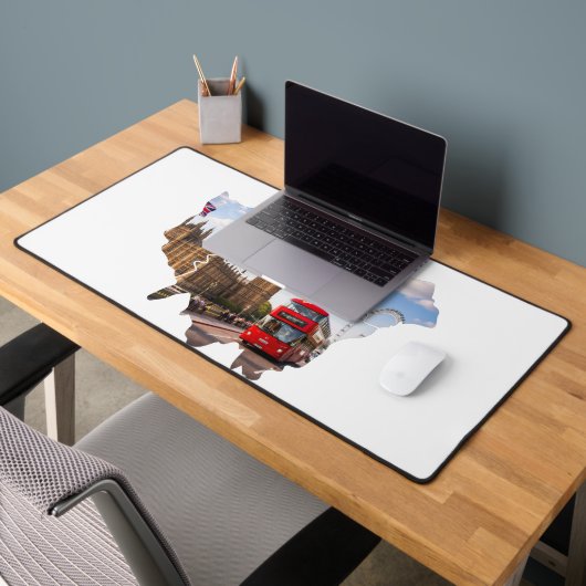 London 26.2 Marathoner Course Map Mouse Pad Schreibtischunterlage (Büro 2)