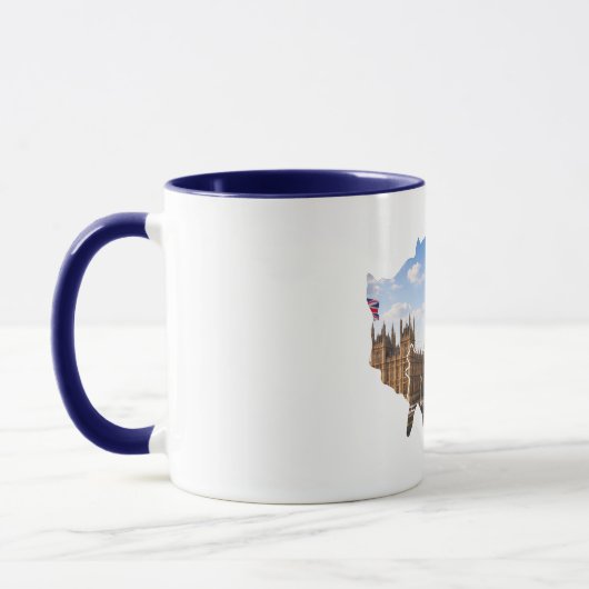 London 26.2 Marathoner Course Map Mug Tasse (Links)