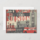 London (4) postkarte (Vorne/Hinten)