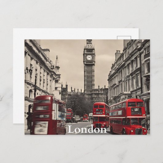 London (5) postkarte (Vorne/Hinten)