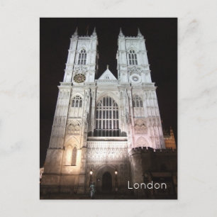 London - Abbey Westminster Feiertagspostkarte