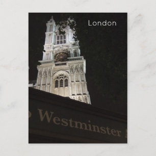 London - Abbey Westminster Feiertagspostkarte