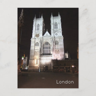 London - Abbey Westminster Feiertagspostkarte