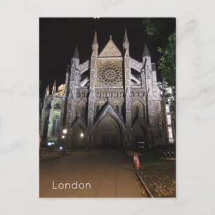 London - Abbey Westminster Feiertagspostkarte
