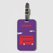 London Akryllischer Gepäckträger Gepäckanhänger (Vorderseite Vertikal)