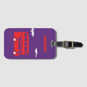 London Akryllischer Gepäckträger Gepäckanhänger (Vorderseite (Horizontal))