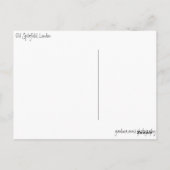 London, alte Spitzhacke Postkarte (Rückseite)