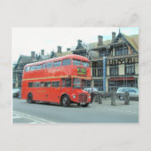 London, alter Routemaster Doppeldecker-Bus Postkarte (Vorderseite)
