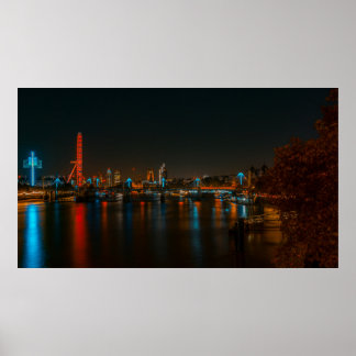 LONDON AM NACHT POSTER
