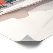 London Aqucolor Art Poster (Ecke)