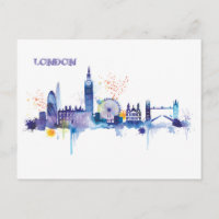 London Art Watercolor Painting