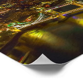 London At Night - Vereinigtes Königreich Poster (Ecke)