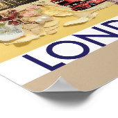 London auf meinem Mind-Poster Poster (Ecke)
