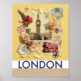 London auf meinem Mind-Poster Poster