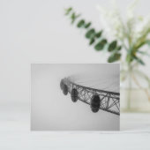 London-Auge im starken Nebel Postkarte (Stehend Vorderseite)