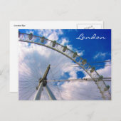 London-Auge Postkarte (Vorne/Hinten)