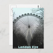 London-Auge Postkarte (Vorne/Hinten)