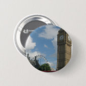 London-Auge u. Big Ben Button (Vorne & Hinten)
