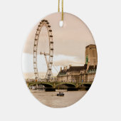 London-Augen-Sonnenuntergang Keramikornament (Rechts)