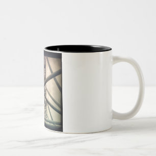 London-Augen-Tasse Zweifarbige Tasse