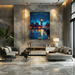 London bei Dusk - Bridging Time and Beauty Poster