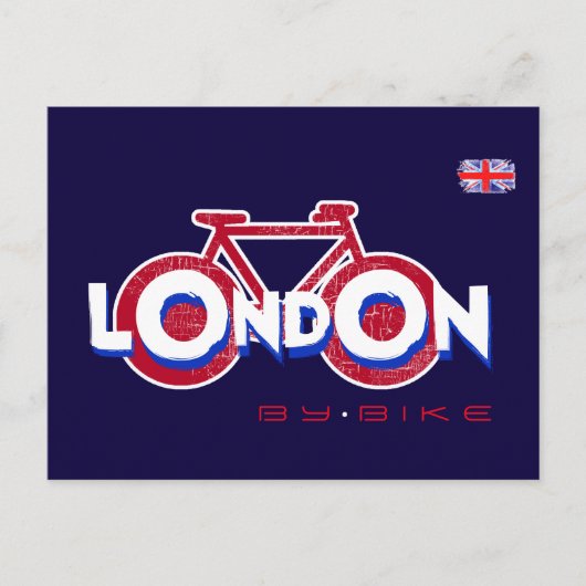London Bicycle Postkarte (Vorderseite)