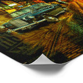 London Big ben Black Taxi roten Telefonkasten Poster (Ecke)