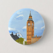London Big Ben Button (Vorderseite)