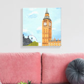 London Big Ben Canvas Print Leinwanddruck (Insitu (Wohnzimmer))