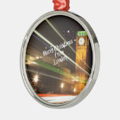 London - Big Ben Christmas Ornament Aus Metall (Links)