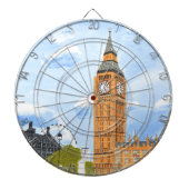 London Big Ben Dartscheibe (vorne)